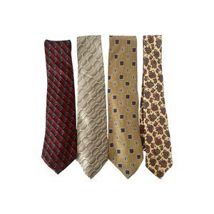 Stafford Men's Neck Ties Lot of 4